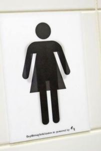 genderneutrale wc sticker