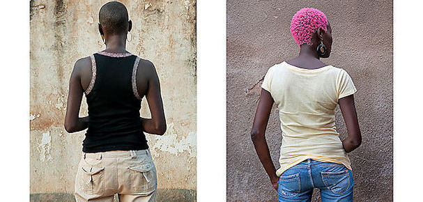 "Homosexuality is illegal in Uganda. Publicly identifying as gay or being identified as such can result in the loss of a job, arrest, harassment, blackmail, threats, and beatings. Anti-gay sentiment is widespread and outings in tabloid papers are common. In October 2009 the Anti-Homosexuality Bill was introduced in the previous Ugandan parliament. Under the guise of protecting family values, it proposed life imprisonment for anyone engaged in homosexual activities and the death penalty for “aggravated homosexuality” (some of the offenses are homosexual activity with a person under 18 years old or if the offender is HIV positive). Additionally, the Bill prohibited any production and dissemination of information related to homosexuality and prescribed jail time for anyone (including friends, parents, doctors, priests) that fails to report homosexual activity to the authorities. The Bill was met with opposition from human rights groups, western governments, some religious leaders and even Ugandan president Yoweri Museveni has distanced himself from the Bill. The previous parliament didn't pass the Bill, but it was reintroduced in the new parliament in late 2012 and awaits debate. The proponents claim the death penalty has been removed from the Bill, and the focus is now on punishing promotion and recruitment into homosexuality. Still, the new wording of the Bill has remained secret. I started the series of portraits and interviews with LGBTI activists in early 2010 with the aim to give voice, if not face, to the members of the gay community. In the interviews they express their views of the Bill, of homosexuality in African society and Uganda, and they tell their personal stories of struggle and threats and also their hopes for the future. Due to the precarious situation, they did not want to be identified and they were photographed from behind. In 2013 I revisited the same people. In three years, as a reaction to the draconian Bill and to continued outings, they have become more empowered, assertive and confident. Despite the risks, they are now willing to face the world. "